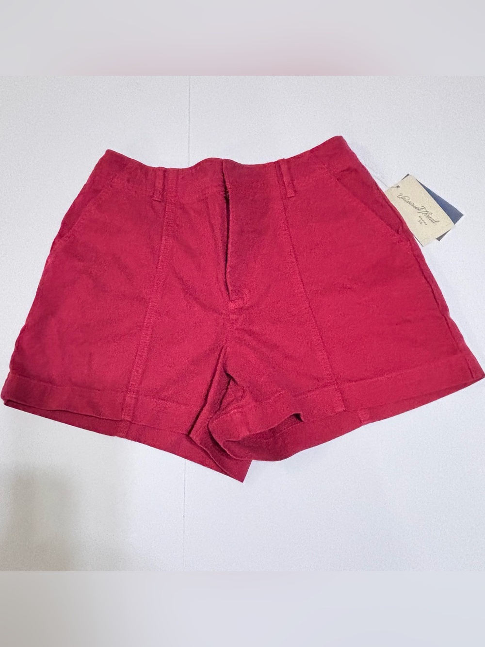 NWT Universal Thread Red Cotton Shorts Size 2 | Target